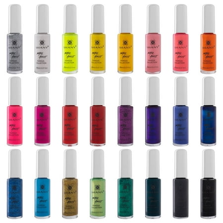 SHANY Nail Art Set (24 Famous Colors Nail Art Polish, Nail Art (Best European Cosmetic Brands)