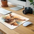 thumbnail image 5 of Angry Moose Watercolor Mouse Pad Low Profile Gaming Mat, 5 of 7