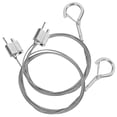 thumbnail image 1 of LOLIPPYY 2 Pcs Cintres en Fil pour Photos Crochets en Acier Inoxydable Robustes pour Usage Intérieur, 1 of 7