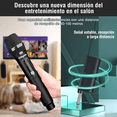 thumbnail image 2 of Micrófono Inalámbrico Profesional Karaoke Kit 2 pcs Universal, Color Negro, 2 of 5