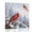 White, variant on Canvas Wall Art, Christmas Framed Canvas Prints for Bathroom Desk, Winter Forest Cardinal Pine Trees Berry Snowy Xmas Small Gallery Wrapped Wall Decor for Home Office, Gifts, 8"x8" Ship Next Day