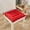 Red, variant on Chair Cushions for Dining Chairs 4 Pack, Square Thick Chair Pads with Ties Non Slip, Soft and Comfortable Seat Cushion for Kitchen Dining Office Chair, 15.7" x 15.7"