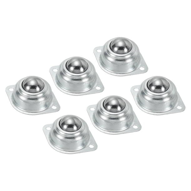 Roller Ball Transfer Bearing 1" Load 77lbs Flange Mounted Carbon Steel