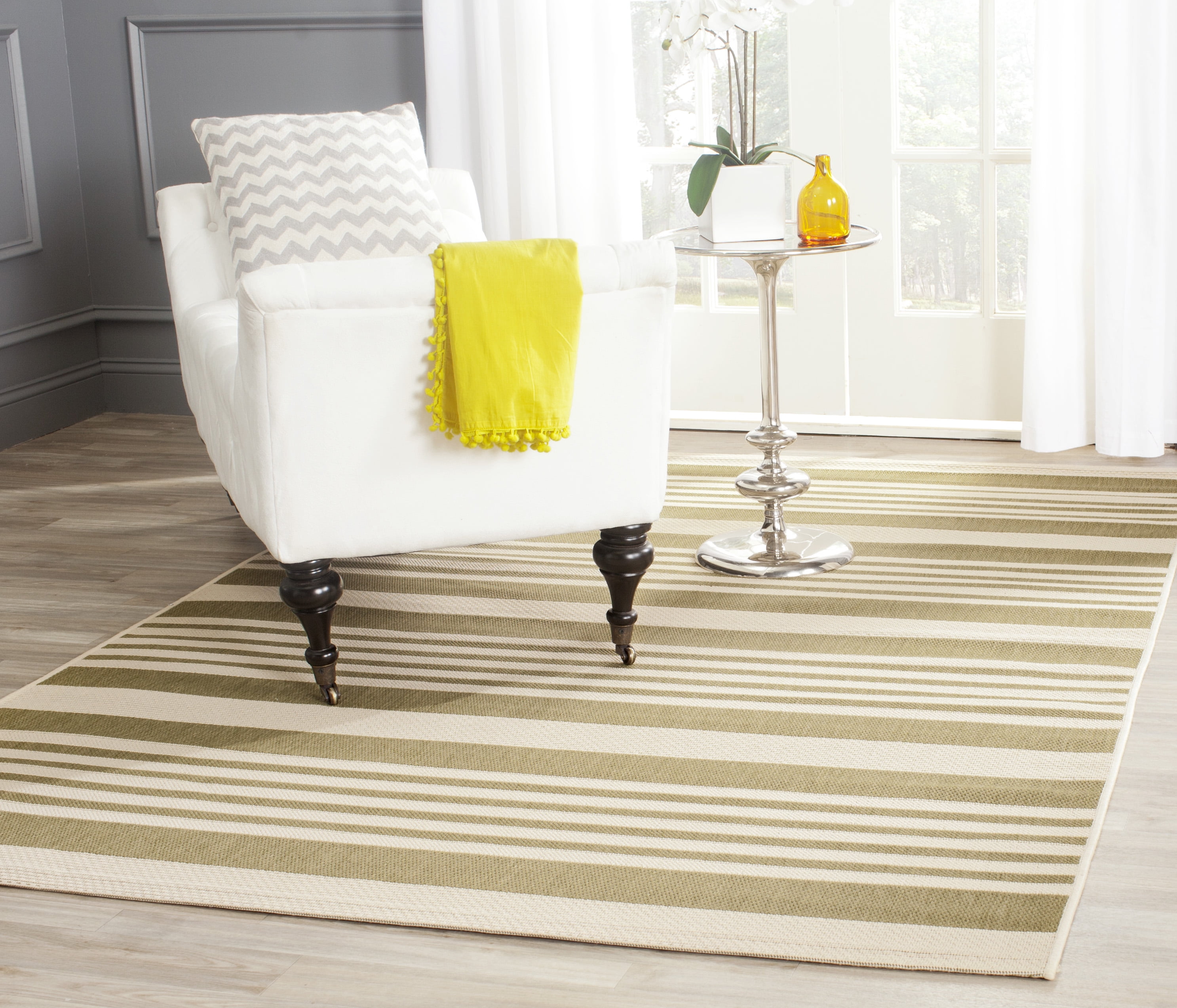Safavieh Courtyard Caroline Striped Indoor/Outdoor Area Rug or Runner
