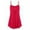 Watermelon Red, variant on YanHoo Women's Casual Dresses Spaghetti Strap Sling Vest Dress Buttons V Neck Loose Tunic Dress