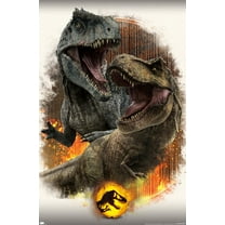 Jurassic World: Dominion - Giga Vs T. Rex Wall Poster, 22.375" x 34"