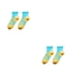 thumbnail image 4 of Jumpingount 10a Dúo De Medias Deportivas Cómodas Y Transpirables Hechas Con Algodón Calcetines Deportivos De Mujer Calcetines Largos Medianos azul 2Conjunto, 4 of 6