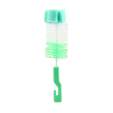 1 Pcs Sponge Bottle Brush Nipple Brush Combination Bottle Brush Rotating Cleaning Brush for Bottle Kitchen Home