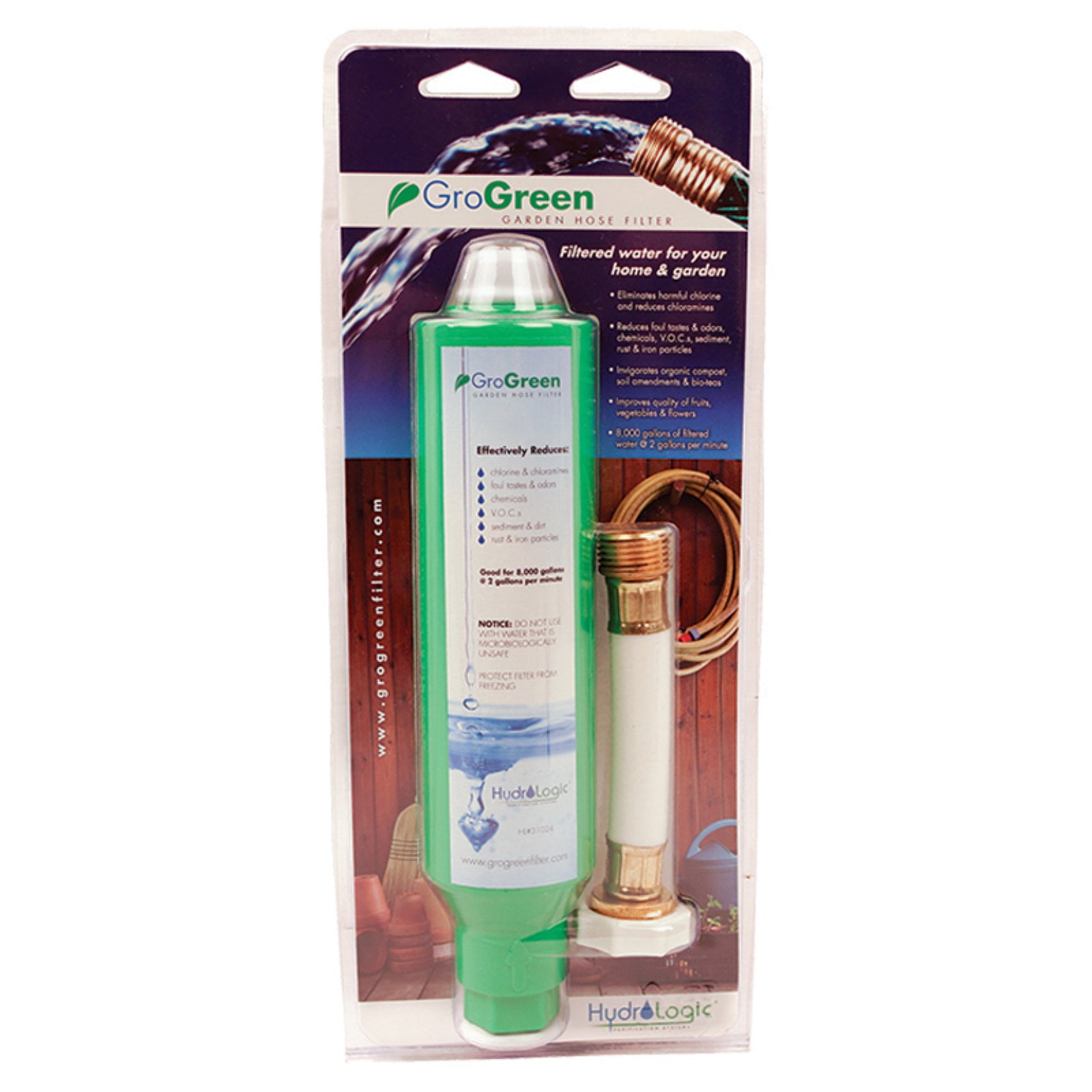 HydroLogic GroGreen Water Filtration Garden Hose