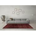 thumbnail image 3 of Ahgly Company Indoor Rectangle Abstract Red Modern Area Rugs, 3' x 5', 3 of 4