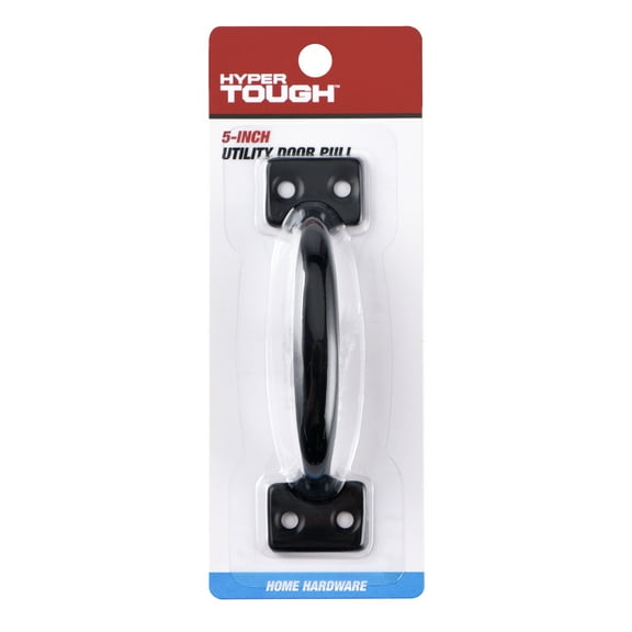 5 in. Utility Door Pull, Black Finish