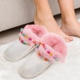 thumbnail image 4 of UPGRATOR 1Par Interior Rosa Para Pantuflas Con Aislamiento Térmico Y Gruesa, 4 of 6