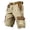 Beige, variant on Men's Casual Pants Casual Cargo Pants with Multiple Pockets Blend Straight Leg Trousers
