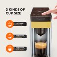 thumbnail image 3 of ng 19Bar Brewing Coffee Machine for K Cup、NESpresso and Ground Coffee,with 27oz Removable Water Reservior，Gray Espresso Coffee Machine, 3 of 8