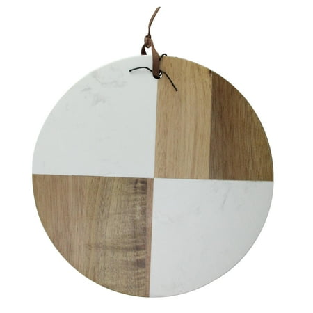 Gold Natural Wood Cheese Board - 9.5