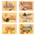 thumbnail image 2 of Tarjeta De Acción De Gracias Tarjeta De Día De Acción De Gracias De Otoño Con Pegatinas De Sobre Tarjetas De Notas En Blanco Dentro De La Tarjeta De Regalo 6 Uds. Methold EL017620-02, 2 of 5