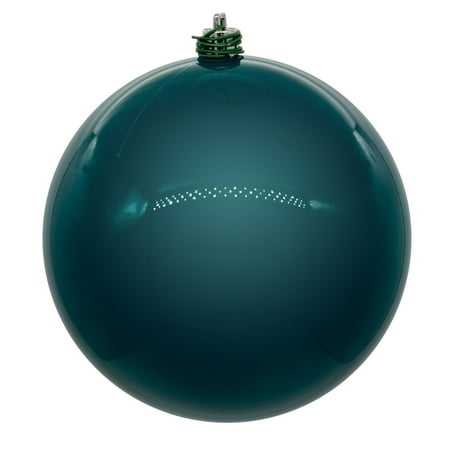 Vickerman 3  Dark Teal Pearl UV Drilled Ball Ornament  12 per bag.