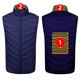 thumbnail image 1 of Bloque de Carga Usb, Cremallera Unisex un Control 2 Zona de Calefacción de Algodón Chaqueta, Caliente Chaqueta de Vestido para Hombre, 1 of 6