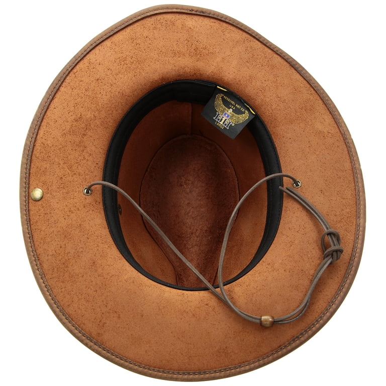 Hershel Hat Co Brown Leather Hat HERSCHEL HAT COMPANY Brown Faux Leather Cap XX Large for  main image 3