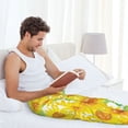 thumbnail image 5 of Honiee Sunflowers2 for men - a sleek fusion of Straight Pajama Pants, versatile Lounge Pants, and cozy Sleepwear, all rolled into one-Small, 5 of 6
