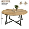 thumbnail image 6 of Solid Wood Round Dining Table for 6/8 Person, 59" Large Kitchen Table Dinner Table for Kitchen, Dining Room, 6 of 10