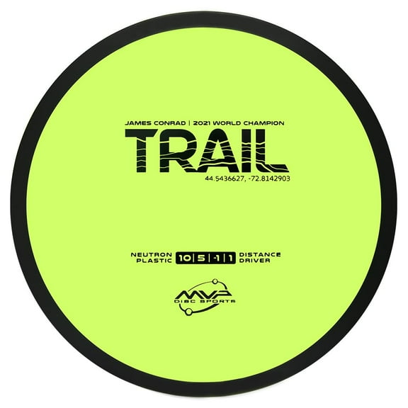 MVP Disc Sports Neutron Trail James Conrad Edition Disc Golf Fairway Driver (170-175g / Colors May Vary)