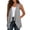 Gray#lightweight cardigan women summer, variant on Lightweight Cardigan Women Summer Flowy Dressy Casual Sleeveless Cardigans Plain Open Front Irregular Hem Long Vest with Pockets Gray,M