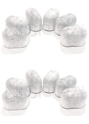12-Pack Replacement Charcoal Water Filters for Keurig Coffee Machines By NISPIRA