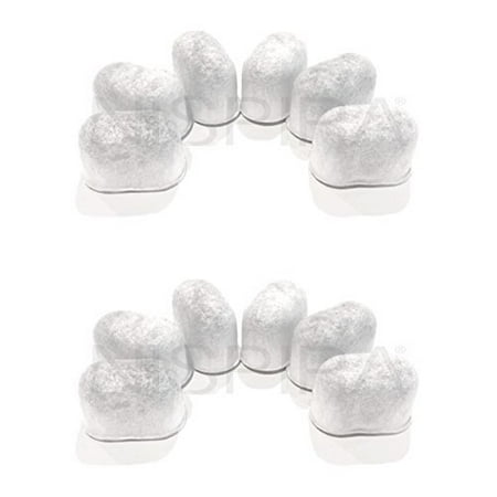 

12-Pack Replacement Charcoal Water Filters for Keurig Coffee Machines By NISPIRA
