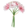 thumbnail image 1 of Ramo de flores artificiales, paquete de flores de simulación, tela para ceremonia de boda, decoración floral falsa, rosa Methold HA7391-02B, 1 of 6