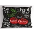thumbnail image 2 of Ambesonne Fruit Pillow Sham, Sketch Style Ripe Cherry, 26" X 20", Multicolor, 2 of 2