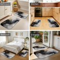 thumbnail image 4 of Black and Gold Marble Pattern Bath Mat Set Of 2,Non-Slip Rug for Bathroom,Kitchen,Bedroom,Entrance, 30x17 and 23.5x15.7 Inches, 4 of 5