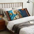 thumbnail image 4 of Balery Whimsical Sailboat Ocean Art Funda Protectora para Almohada Corporal de Algodón Hipoalergénico con Cierre(55 x 21 pulgadas), Almohadas No Incluidas, 4 of 7