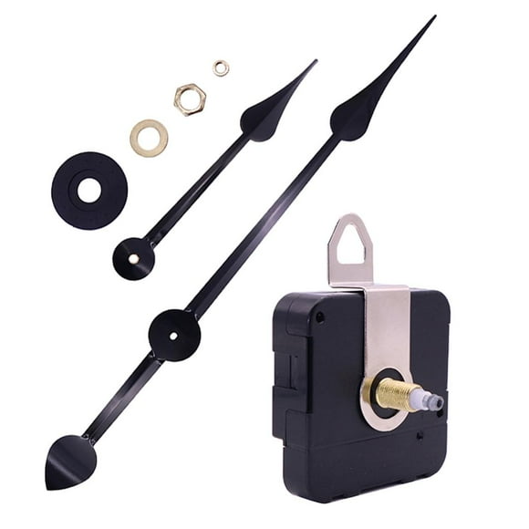 Piezas de reparación mecanismos de movimiento del pequeño reloj de pared del barrido silencioso plástico jinwen Piezas del mecanismo de movimiento del reloj