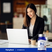 Methylcobalamin B12 5000 mcg | 120 Fast Dissolve Tablets for Men and Women | by Piping Rock
