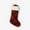 Blank, variant on Personalization Mall Festive Velvet Plaid Bow Christmas Stocking