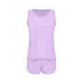 thumbnail image 5 of Hellosay Swimsuit with Shorts for Girls 2 Piece Tankini Ruched Swimwear with Pockets Vacation Bathing Suit Size 5-15, 5 of 7