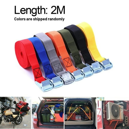 

Leke 2M Buckle Tie-Down Belt cargo straps for Car motorcycle bike Belt