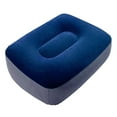 thumbnail image 2 of Desk Foot Rest Comfortable Foldable Curve Footrest for Home Computer Train Gray Blue, 2 of 6