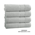thumbnail image 2 of Bergamo 4 Piece Spun loft Bath Sheets with Twill Weaving The Urban Port, Gray, 2 of 2
