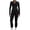 A1/Black, variant on Women 3 Piece Seamless Workout Set Sports Bra Tummy Control High Waisted Gym Yoga Leggings Zip Up Cropped Jacket with Thumbhole Activewear for Running Training Athletic Outfits Grey L