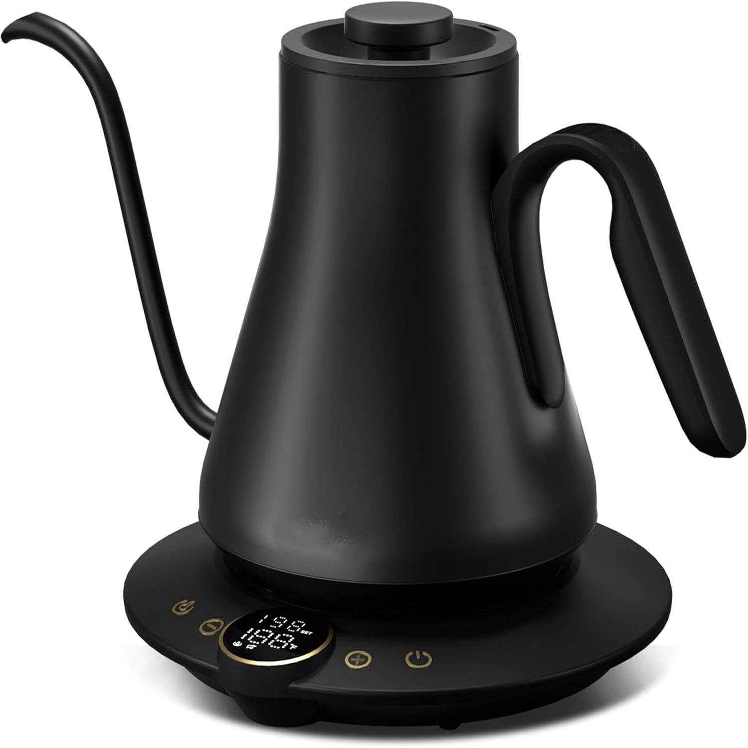 Electric Kettle, Gooseneck Electric Kettle, ±1℉ Temperature Control, Stainless Steel Inner, Quick Heating, for Pour Over Coffee, Brew Tea, Boil Hot Water