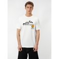 thumbnail image 1 of MONDAY TO FRIDAY Creative Graphic Print Casual Crew Neck Short Sleeves for Men, Quick-drying Comfy Casual Summer T-Shirt for Daily Wear Work Out and Vacation Resorts, 1 of 7