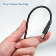 thumbnail image 4 of DC Power Pigtails Cable, 5.5mm x 2.5mm Male Barrel Plug Connector to Bare Wire Open End 50cm for PC Laptop Toys Cellphone Electronic Devices, 4 of 6