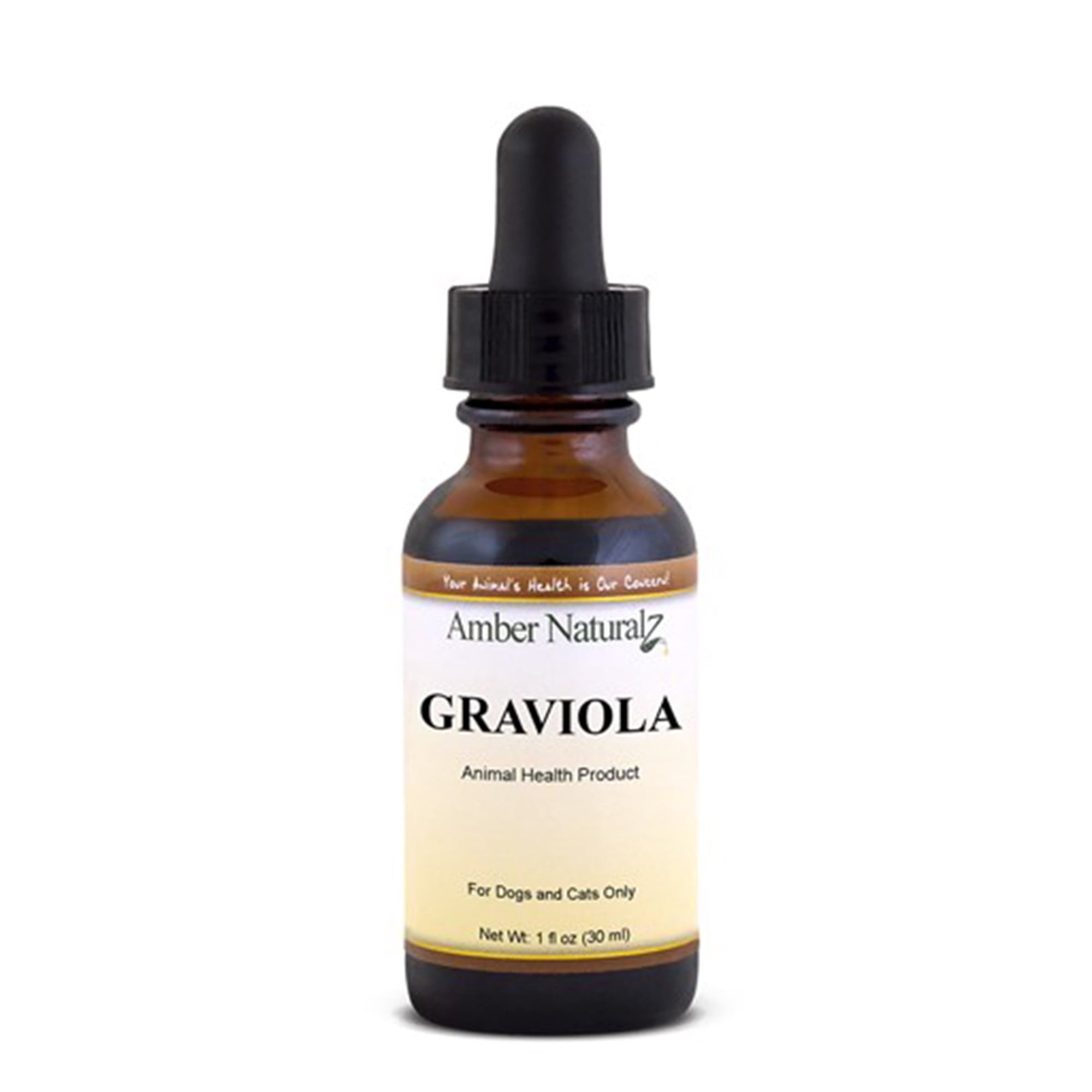 Amber NaturalZ Graviola For Dogs and Cats | Supporting Normal Cells & Immune Functions 1oz