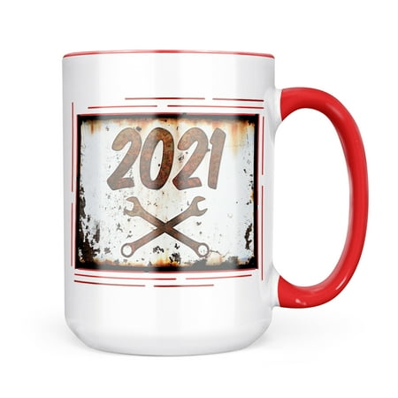 

Neonblond Rusty old look car 2021 Mug gift for Coffee Tea lovers
