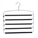 thumbnail image 1 of Riwesomey Percha para pantalones de 5 capas con gancho giratorio de 360 ​​grados, percha para de hierro con tubo de espuma, percha para Artesanía Riwesomey TO003237-00, 1 of 6