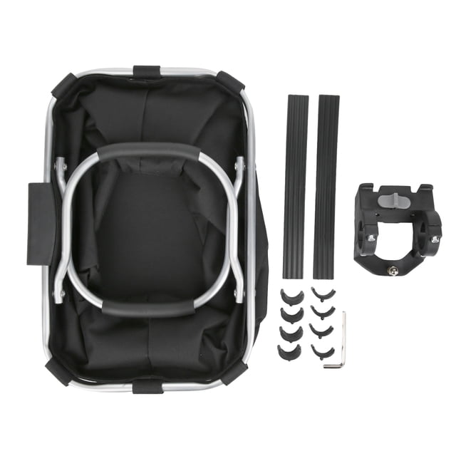 Bolsa de ciclismo para un almacenamiento cómodo Cesta de bicicleta convertible - Bolsa para manillar