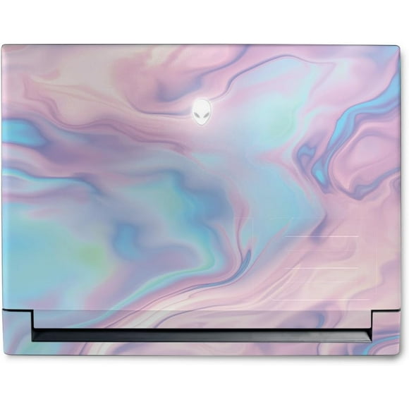 MightySkins Skin Compatible with Alienware M18 R1 (2023) Full Wrap Kit - Pastel Wave | Protective, Durable, and Unique