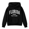 thumbnail image 3 of Tiijoy Toddler Girl Hoodie Florida Print Hooded Pullover Sweatshirt, Sizes 3-4T, 3 of 3